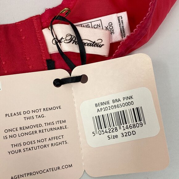 Agent Provocateur Bernie Pink Bra NWT $195 - Picture 16 of 16